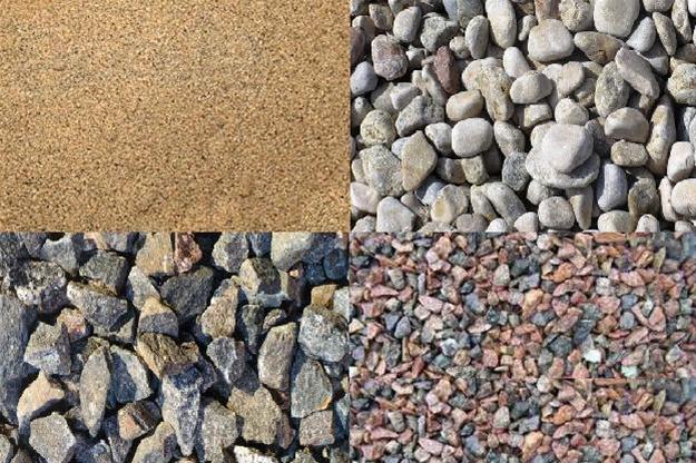 Песок, щебень гравийный, гравий с доставкой напрямую с карьера на Ваш объект