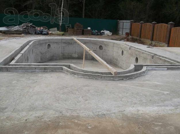 Устройство бетонного бассейна на дачном участке